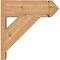 Ekena Millwork Traditional Smooth Arts and Crafts Outlooker, Western Red Cedar, 7 1/2"W x 20"D x 20"H OUT08X20X20TRA03SWR - alternate 4